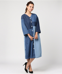 POU DOU DOU | デニムパッチ2wayワンピーコート(ワンピース)