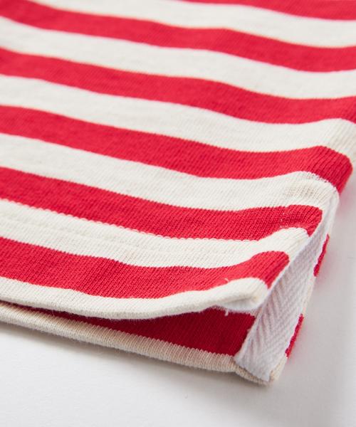 UNITED ARROWS & SONS（ユナイテッドアローズアンドサンズ）の「UNITED ARROWS & SONS（ユナイテッドアローズ＆サンズ）STRIPE CREW LS ◆（Tシャツ/カットソー・メンズ・レッド/ネイビー・LARGE/MEDIUM/SMALL）」の4枚目の写真