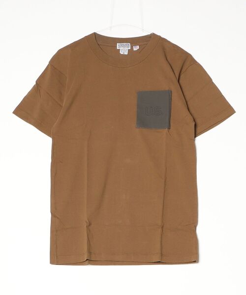 HOUSTON（ヒューストン）の「HOUSTON/ プリントクルーネックポケットTEE（Tシャツ/カットソー・メンズ・その他1/その他2・LARGE/X-LARGE/MEDIUM）」の2枚目の写真