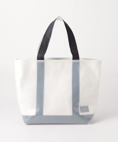 5525Gallery（ゴーゴーニーゴーギャラリー）の「【別注】＜5525gallery×PORTER（5525ギャラリー×ポーター）＞VINYL トートバッグ S（トートバッグ・レディース・レッド/ベージュ/ネイビー・FREE）」の2枚目の写真