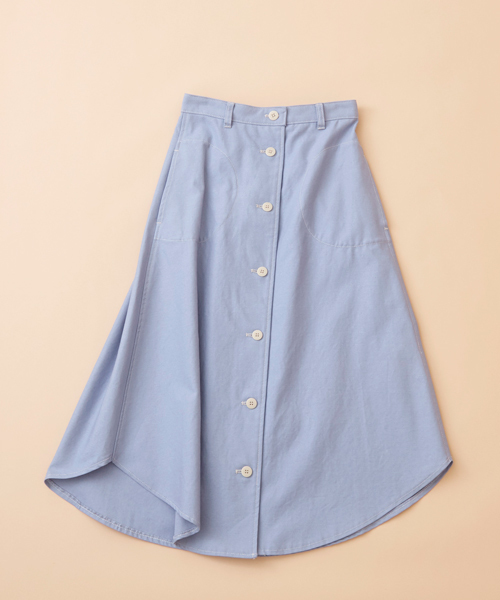 POU DOU DOU(プードゥドゥ)の「裾ラウンドテールスカート(スカート・レディース・ブルー/ピンク/ベージュ・3)」の3枚目の写真