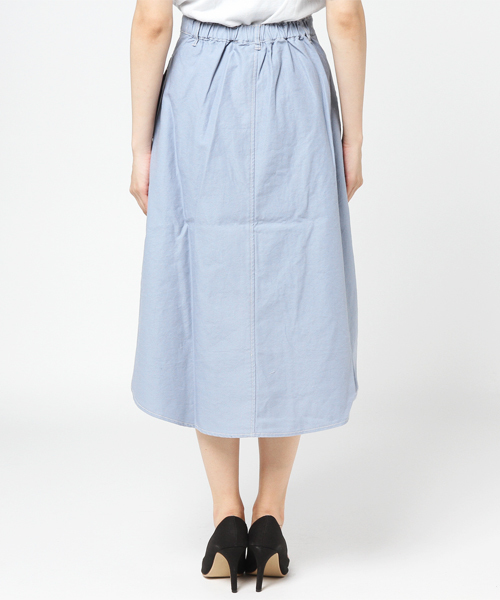 POU DOU DOU(プードゥドゥ)の「裾ラウンドテールスカート(スカート・レディース・ブルー/ピンク/ベージュ・3)」の6枚目の写真