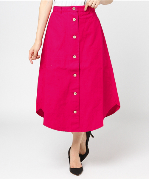 POU DOU DOU(プードゥドゥ)の「裾ラウンドテールスカート(スカート・レディース・ブルー/ピンク/ベージュ・3)」の14枚目の写真