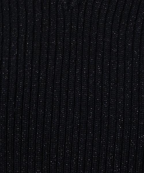 green label relaxing（グリーンレーベルリラクシング）の「[手洗い可能] CR ラメ リブ Vネック 12G ニット ◆（ニット/セーター・レディース・ライトグレー/ネイビー/ライラック/ライトブルー/ベージュ・FREE）」の14枚目の写真