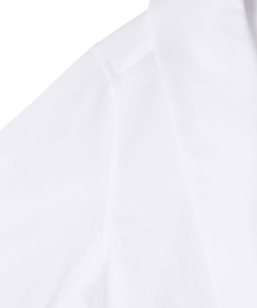 MARGARET HOWELL（マーガレットハウエル）の「WASHED COTTON（シャツ/ブラウス・レディース・ホワイト/チャコール・1/2/3）」の8枚目の写真