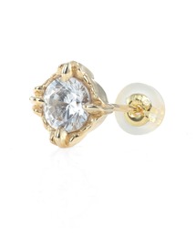 LION HEART（ライオンハート）の「“BASIC”コマンダーストーンピアス K10ゴールド【LION HEART   ライオンハート】（ピアス（片耳用））」