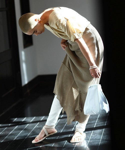 TODAYFUL（トゥデイフル）の「リネンリブレギンス（レギンス/スパッツ・レディース・ホワイト/カーキ/ナチュラル・FREE）」の10枚目の写真