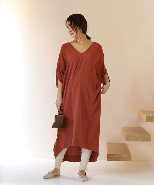 TODAYFUL（トゥデイフル）の「リネンリブレギンス（レギンス/スパッツ・レディース・ホワイト/カーキ/ナチュラル・FREE）」の5枚目の写真