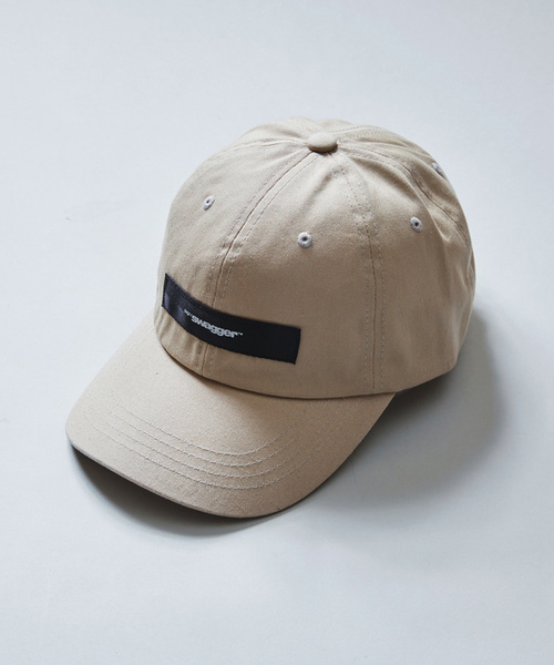 STUDIOUS SELECT（ステュディオスセレクト）の「【SWAGGER】CLASSIC LOGO TAPE CAP（キャップ・メンズ・ブラック/ベージュ・FREE）」の2枚目の写真