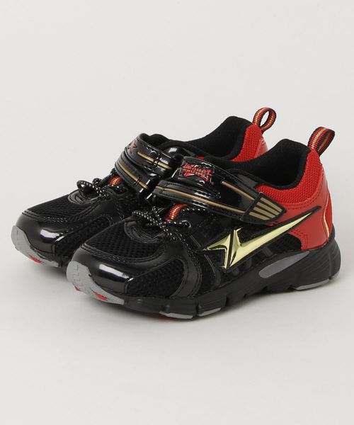 Hawkins ホーキンス の キッズ ジュニア Hawkins ホーキンス 幅広シューズ Mach Gt500 17 23 Hkm Black Red スニーカー Wear