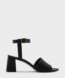 アンクルストラップブロックヒール / ANKLE STRAP BLOCK HEEL