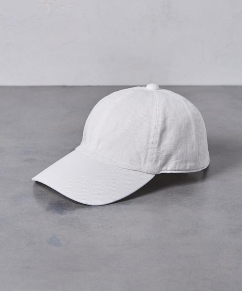 UNITED ARROWS（ユナイテッドアローズ）の「UWSC ツイル キャップ（キャップ・レディース・ネイビー/ホワイト・FREE）」の6枚目の写真