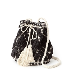 laboratory work | タッセル付き巾着バッグ(ハンドバッグ)