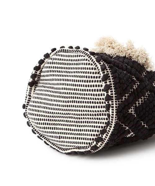 laboratory work（ラボラトリーワーク）の「タッセル付き巾着バッグ（ハンドバッグ・レディース・ブラック・FREE）」の7枚目の写真