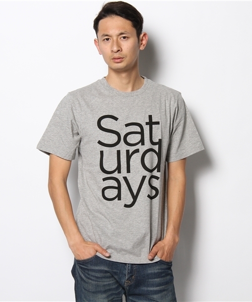 Saturdays NYC（サタデーズ ニューヨークシティ ）の「SATURDAYS SURF NYC / SANS（Tシャツ/カットソー・メンズ・ホワイト/グレー/レッド・X-SMALL/SMALL/MEDIUM/LARGE）」の3枚目の写真