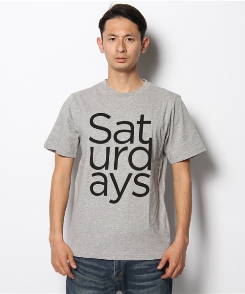 Saturdays NYC（サタデーズ ニューヨークシティ ）の「SATURDAYS SURF NYC / SANS（Tシャツ/カットソー・メンズ・ホワイト/グレー/レッド・X-SMALL/SMALL/MEDIUM/LARGE）」の4枚目の写真
