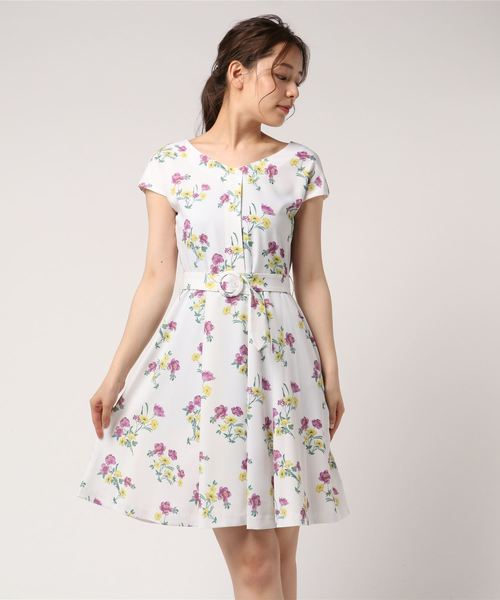 Misch Masch ミッシュマッシュ の 花柄フレアワンピース ワンピース Wear