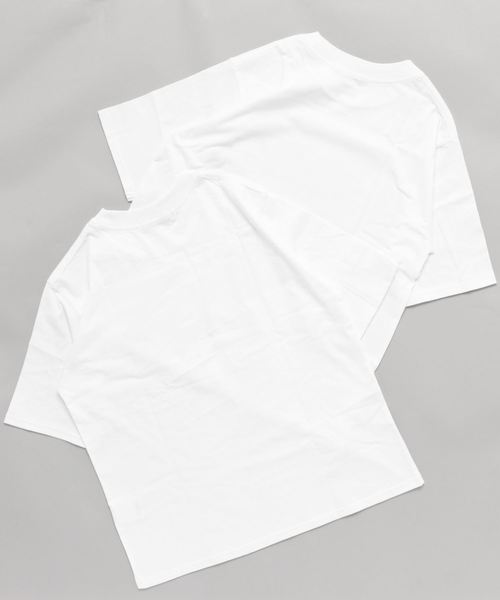 CLANE（クラネ）の「ペタルモチーフパックTシャツ（Tシャツ/カットソー・レディース・ブラック/ホワイト・1/2）」の6枚目の写真