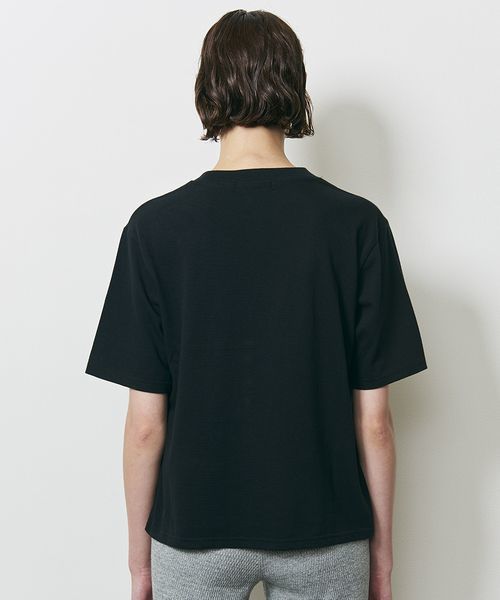 CLANE（クラネ）の「ペタルモチーフパックTシャツ（Tシャツ/カットソー・レディース・ブラック/ホワイト・1/2）」の13枚目の写真