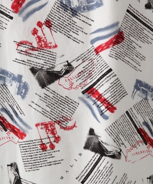 RAGEBLUE(レイジブルー)の「オープンカラープリントシャツ/802502(シャツ/ブラウス・メンズ・ホワイト/ブラック/ブラウン/ワインレッド・SMALL/MEDIUM/LARGE)」の15枚目の写真