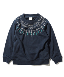 devirock | 全20柄 プリント裏毛長袖スウェットトレーナー(スウェット)