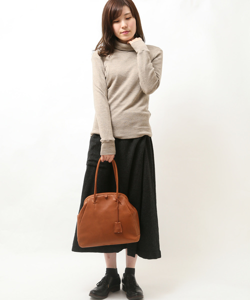 sot（ソット）の「≪sot pistie≫DEWYレザー がま口ボストンバッグ(L 