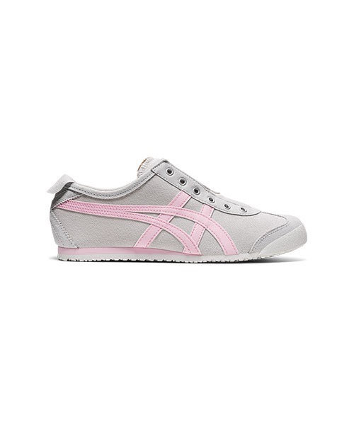 Onitsuka Tiger(オニツカタイガー)の「MEXICO 66 SLIP-ON / メキシコ 66 スリッポン(スリッポン・レディース・グレー×ピンク/ピンク×イエロー・23/24/25/25.5/24.5/23.5/26/26.5/27.5/28/28.5/27)」の2枚目の写真