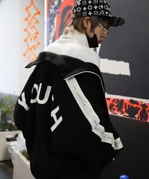 【ビッグシルエット】AFYF 2018 POLY OVERSIZE TRACK JKT F