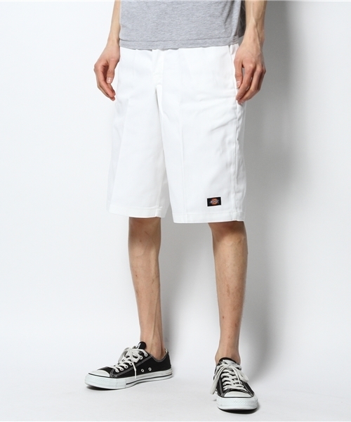 Dickies(ディッキーズ)の「WEGO/Dickiesワークショーツ(チノパンツ・メンズ・ホワイト/ブラック/レッド・MEDIUM/LARGE)」の1枚目の写真