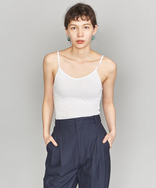 Beauty Youth United Arrows ビューティアンドユースユナイテッドアローズ の By ベア天竺ブラトップキャミソールo キャミソール Wear