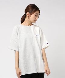 【Champion/チャンピオン】レディース ショートスリーブ フットボールスウェットシャツ