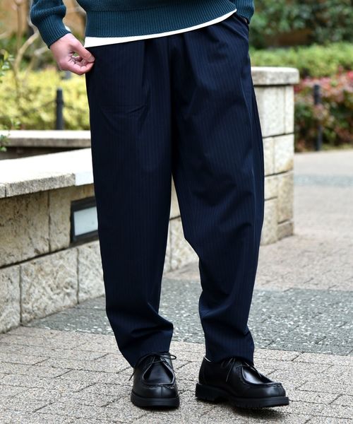 SHIPS（シップス）の「SU: BANSWARA TR ワイド イージー パンツ ■（その他パンツ・メンズ・チャコールグレー/ベージュ/ネイビー・S/M/L/XL）」の3枚目の写真