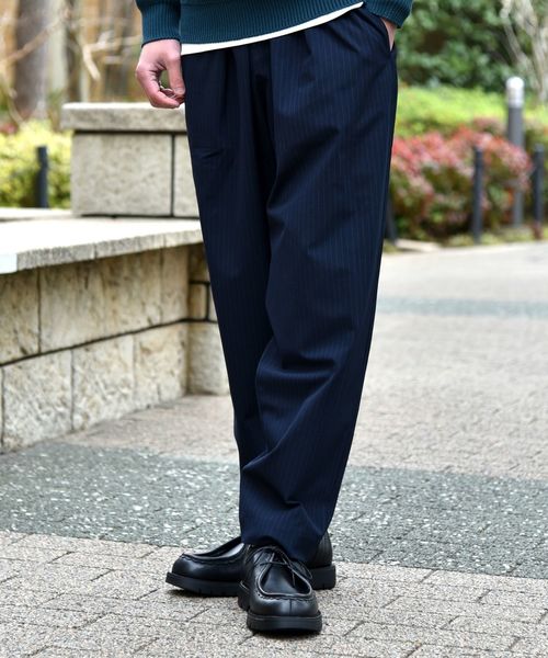 SHIPS（シップス）の「SU: BANSWARA TR ワイド イージー パンツ ■（その他パンツ・メンズ・チャコールグレー/ベージュ/ネイビー・S/M/L/XL）」の8枚目の写真