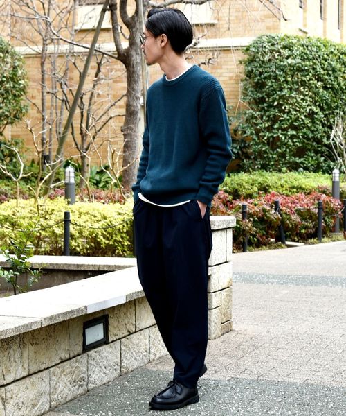 SHIPS（シップス）の「SU: BANSWARA TR ワイド イージー パンツ ■（その他パンツ・メンズ・チャコールグレー/ベージュ/ネイビー・S/M/L/XL）」の20枚目の写真