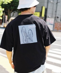 ▽WEB限定 CONVERSE/コンバース 別注ロゴ刺繍 半袖 ビッグシルエットカットソー