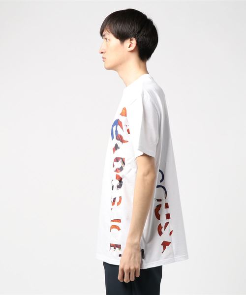 DC（ディーシー）の「半袖Tシャツ DC 19PRINT VERTICAL 5226J917（Tシャツ/カットソー・メンズ・ホワイト/ブラック・M/L/XL）」の3枚目の写真