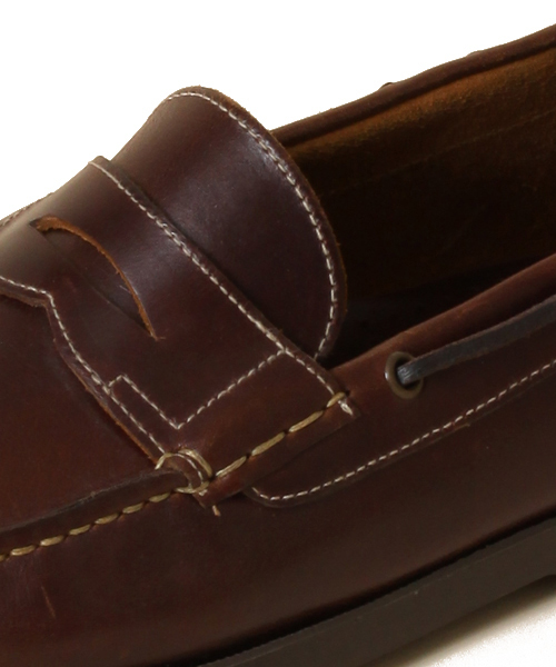 BEAMS（ビームス）の「○PARABOOTS×BEAMS / 別注 CORSICA SOLID（ドレスシューズ・メンズ・ネイビー/ライトブラウン/ブラウン・8.5/6/5.5/7/8/6.5/7.5/9.5/9/5）」の6枚目の写真