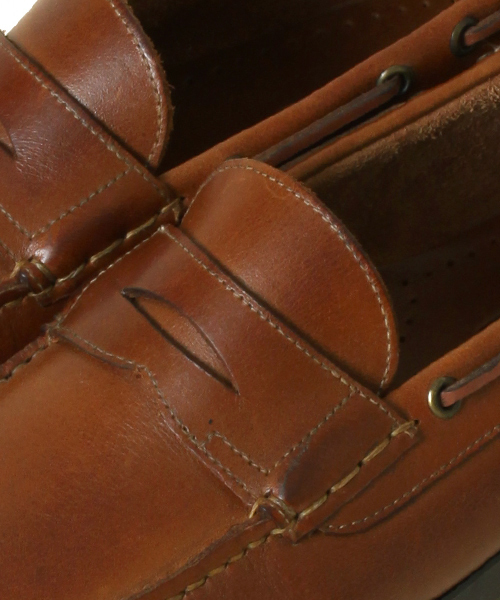 BEAMS（ビームス）の「○PARABOOTS×BEAMS / 別注 CORSICA SOLID（ドレスシューズ・メンズ・ネイビー/ライトブラウン/ブラウン・8.5/6/5.5/7/8/6.5/7.5/9.5/9/5）」の5枚目の写真