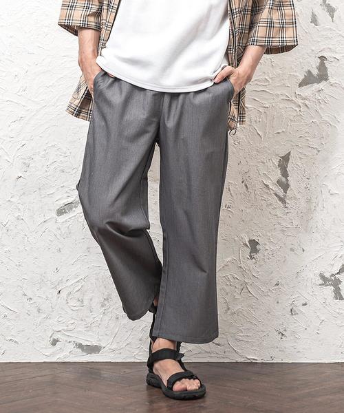 MinoriTY（マイノリティ）の「TRアンクルワイドパンツ（その他パンツ・メンズ・ブラック/ネイビー/ダークグレー/チャコール・M/L/XL）」の3枚目の写真