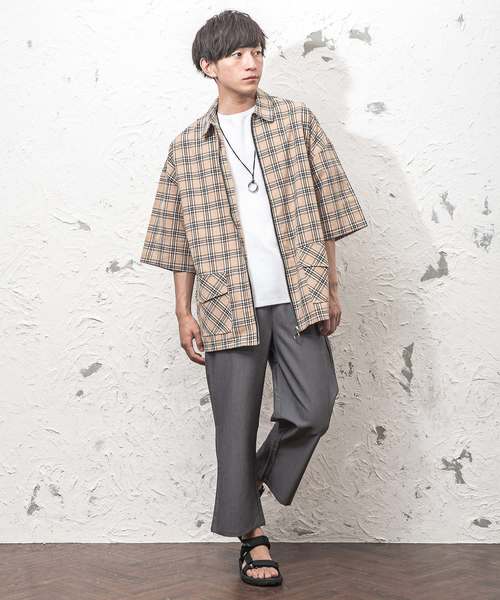 MinoriTY（マイノリティ）の「TRアンクルワイドパンツ（その他パンツ・メンズ・ブラック/ネイビー/ダークグレー/チャコール・M/L/XL）」の6枚目の写真