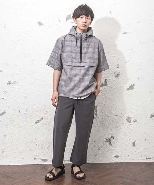 MinoriTY（マイノリティ）の「TRアンクルワイドパンツ（その他パンツ・メンズ・ブラック/ネイビー/ダークグレー/チャコール・M/L/XL）」の7枚目の写真