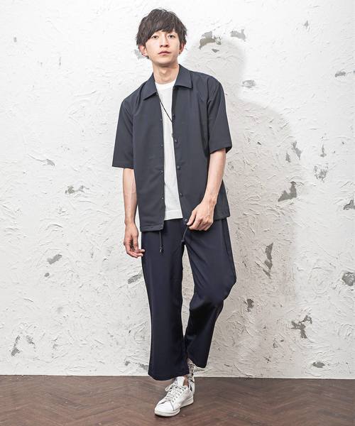 MinoriTY（マイノリティ）の「TRアンクルワイドパンツ（その他パンツ・メンズ・ブラック/ネイビー/ダークグレー/チャコール・M/L/XL）」の8枚目の写真