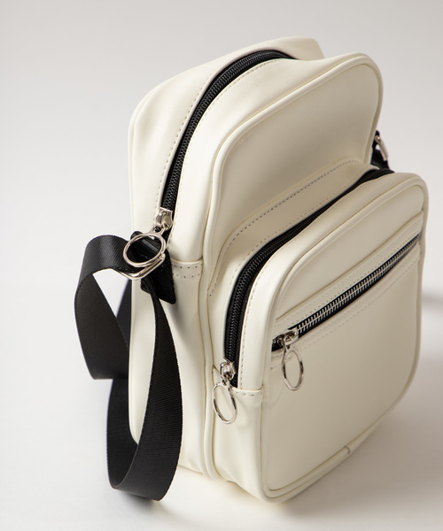 WEGO（ウィゴー）の「WEGO/リングZIPボックスミニショルダーバッグ（ショルダーバッグ・レディース・ホワイト/ブラック/ライトパープル/シルバー・FREE）」の12枚目の写真