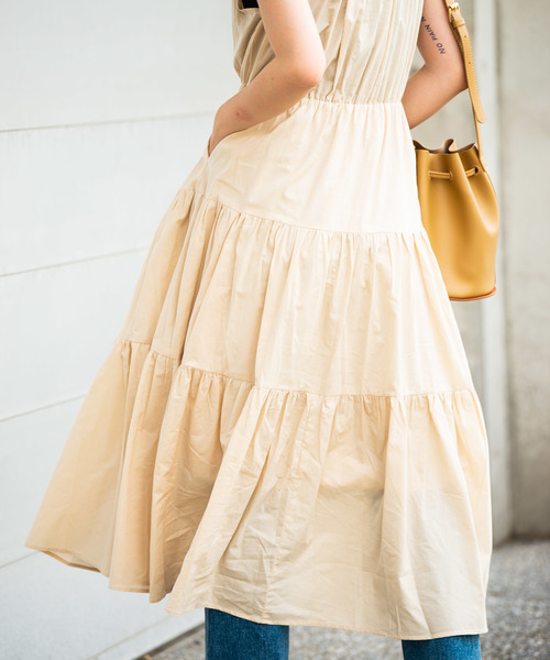 Aunt Marie's(アントマリーズ)の「AUNT MARIE'S フロントボタンティアードロングワンピース(ワンピース・レディース・ブラック/パープル/ナチュラル・FREE)」の20枚目の写真