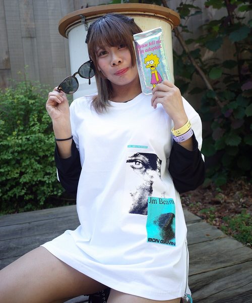 rovtski(ロフトスキー)の「SID ASST SS T SHIRT/シド オーバーサイズ デザイン Tシャツ 半袖(Tシャツ/カットソー・レディース・イエロー/ホワイト系その他/ブラック系その他/ホワイト系その他2/ホワイト系その他3/ホワイト系その他4/ホワイト系その他5/ブラック系その他2/ブラック系その他3/ブラック系その他4/ブラック系その他5・FREE)」の2枚目の写真