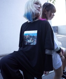 SID ASST SS T SHIRT/シド オーバーサイズ デザイン Tシャツ 半袖