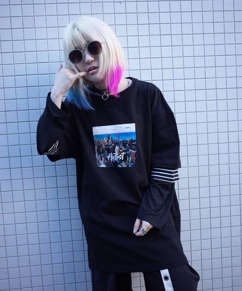 rovtski(ロフトスキー)の「SID ASST SS T SHIRT/シド オーバーサイズ デザイン Tシャツ 半袖(Tシャツ/カットソー・レディース・イエロー/ホワイト系その他/ブラック系その他/ホワイト系その他2/ホワイト系その他3/ホワイト系その他4/ホワイト系その他5/ブラック系その他2/ブラック系その他3/ブラック系その他4/ブラック系その他5・FREE)」の13枚目の写真