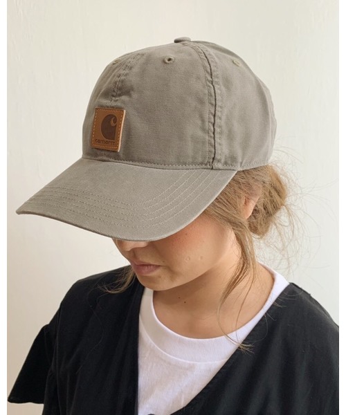 Carhartt(カーハート)の「Carhartt(カーハート) /ウォッシュ加工 オデッサ キャップ 帽子/Odessa Cap(キャップ・レディース・ブラウン/ブラック/ネイビー/モカ/アーミー/ライトブラウン/グレー/ライトブルー/ライトグリーン/テラコッタ/ワインレッド/ピンク/オリーブ・FREE)」の4枚目の写真