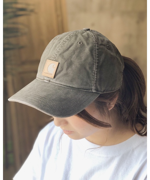 Carhartt(カーハート)の「Carhartt(カーハート) /ウォッシュ加工 オデッサ キャップ 帽子/Odessa Cap(キャップ・レディース・ブラウン/ブラック/ネイビー/モカ/アーミー/ライトブラウン/グレー/ライトブルー/ライトグリーン/テラコッタ/ワインレッド/ピンク/オリーブ・FREE)」の5枚目の写真