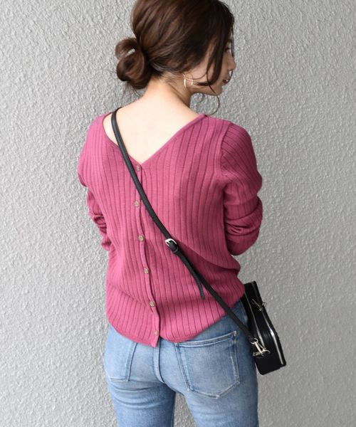 Khaju(カージュ)の「Khaju:2WAYカーディガン◇(カーディガン/ボレロ・レディース・ブラック/ベージュ/ピンク/グリーン/バイオレット・ONE SIZE)」の10枚目の写真